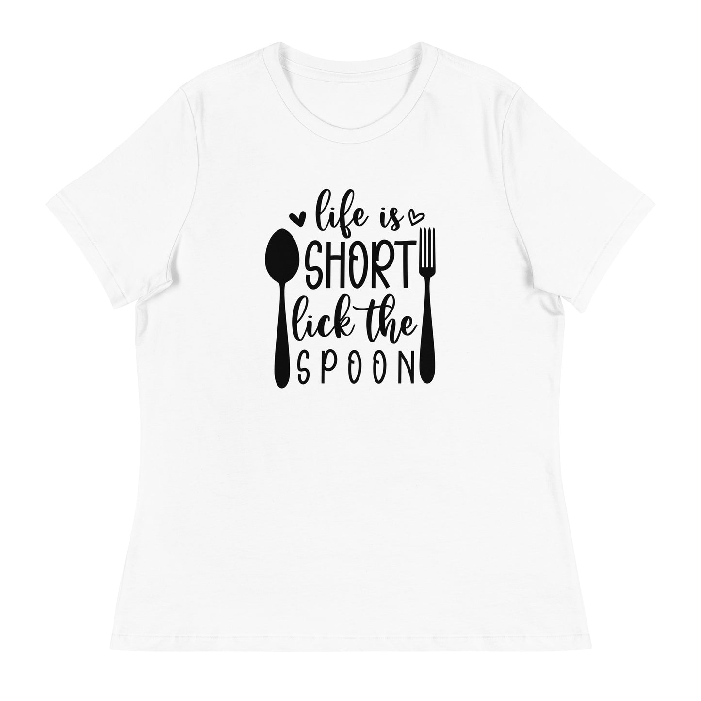 Women's Relaxed T-Shirt LICK THE SPOON