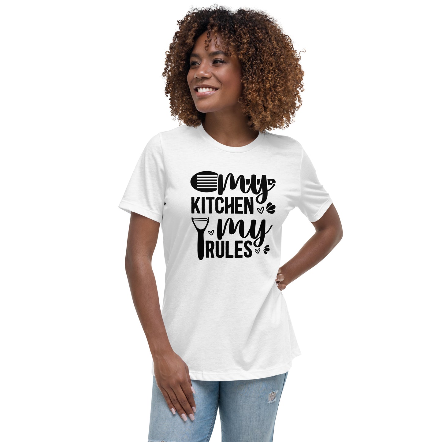 Camiseta ancha mujer MI COCINA MIS REGLAS