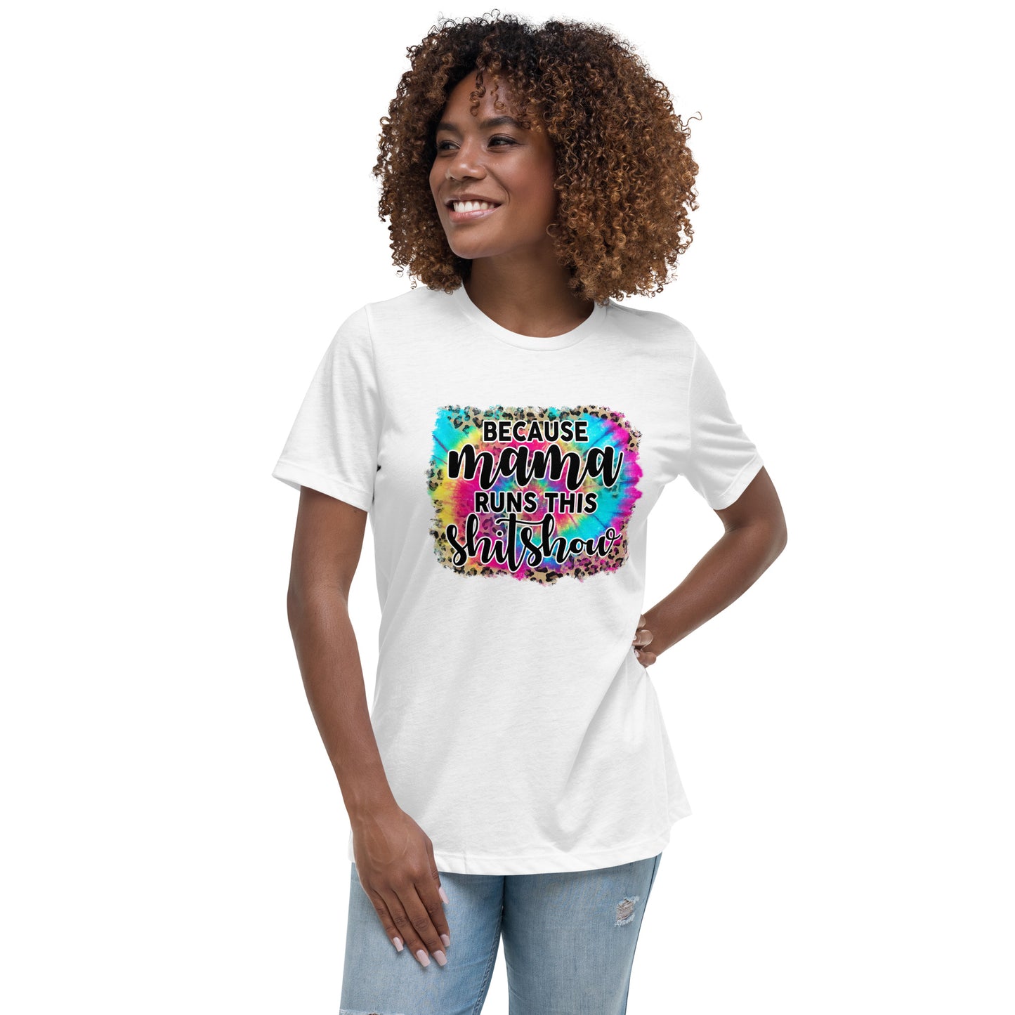 Women's Relaxed T-Shirt MAMA RUNS