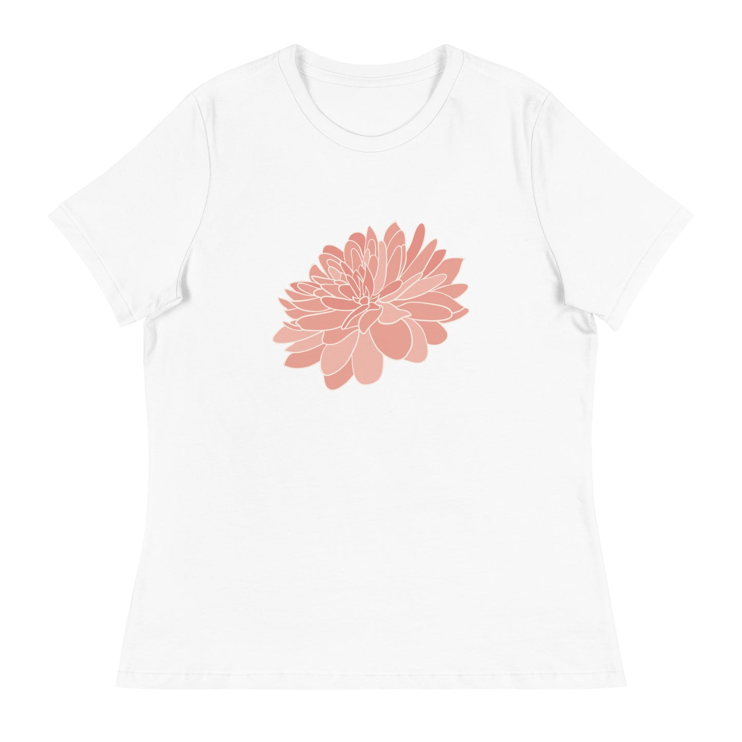 Women's Relaxed T-Shirt PINK DAHLIA