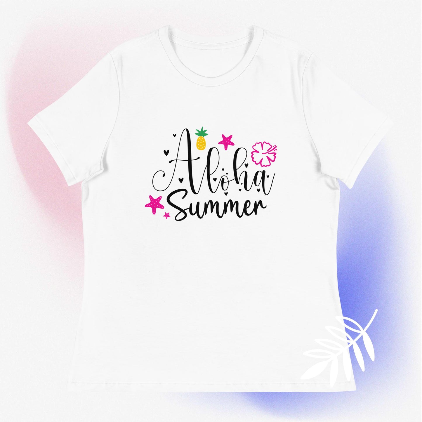 Women's Relaxed T-Shirt ALOHA SUMMER