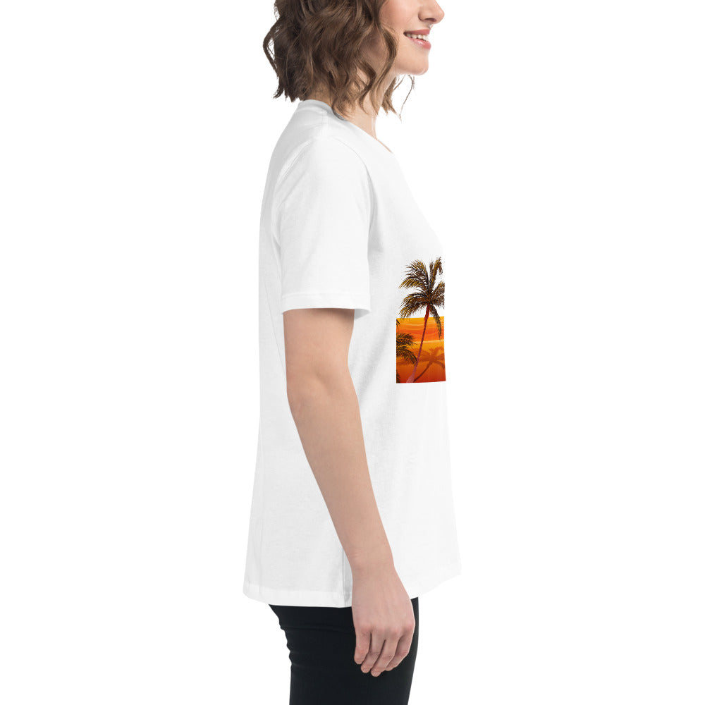 Women's Relaxed T-Shirt BE HAPPY