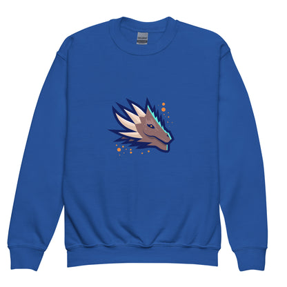 Sudadera juvenil cuello redondo DRAGON HEAD ART