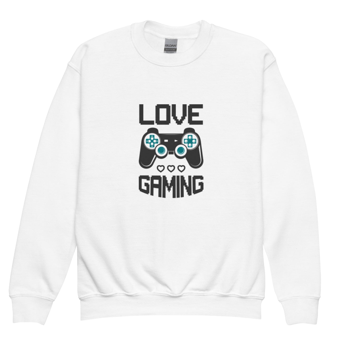 Sudadera juvenil cuello redondo LOVE GAMING