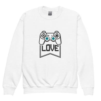 Sudadera juvenil cuello redondo LOVE GAME